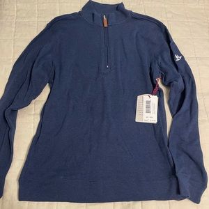 Blue 1/2 zip pullover